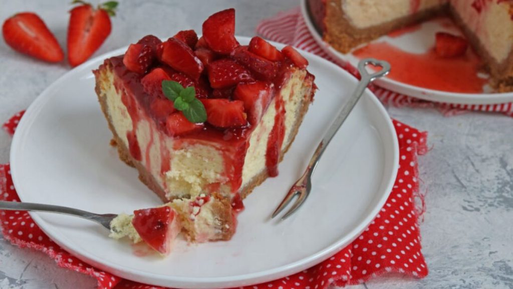 cheesecake New-yorkais à la fraise