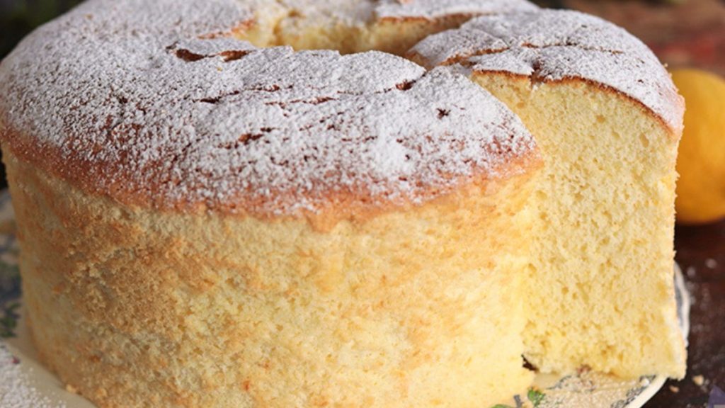 chiffon cake au citron