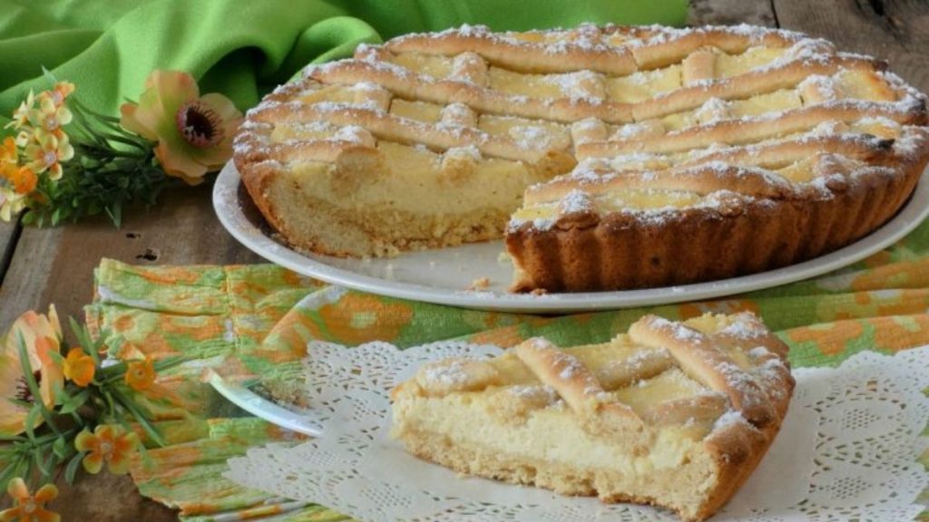 crostata à la ricotta et au citron