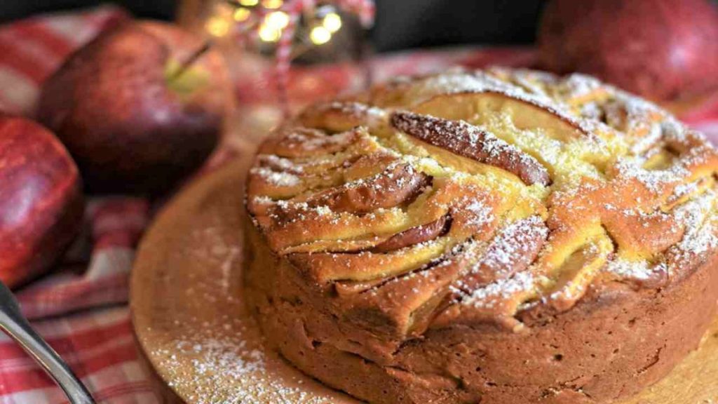 gâteau invisible aux pommes facile