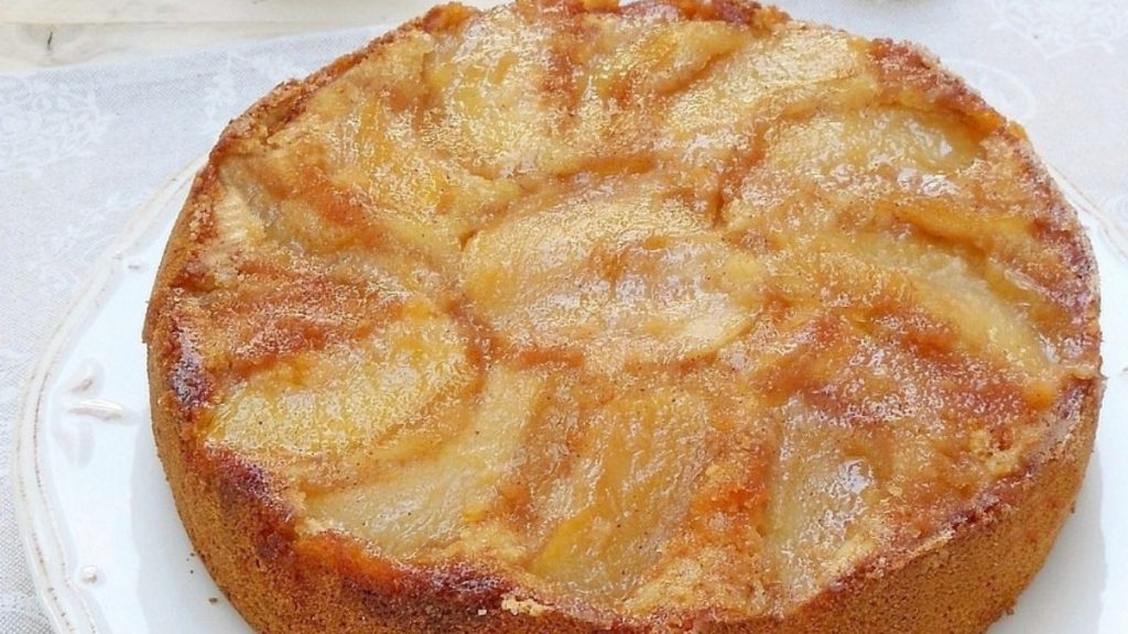 gâteau renversé aux pommes sans beurre