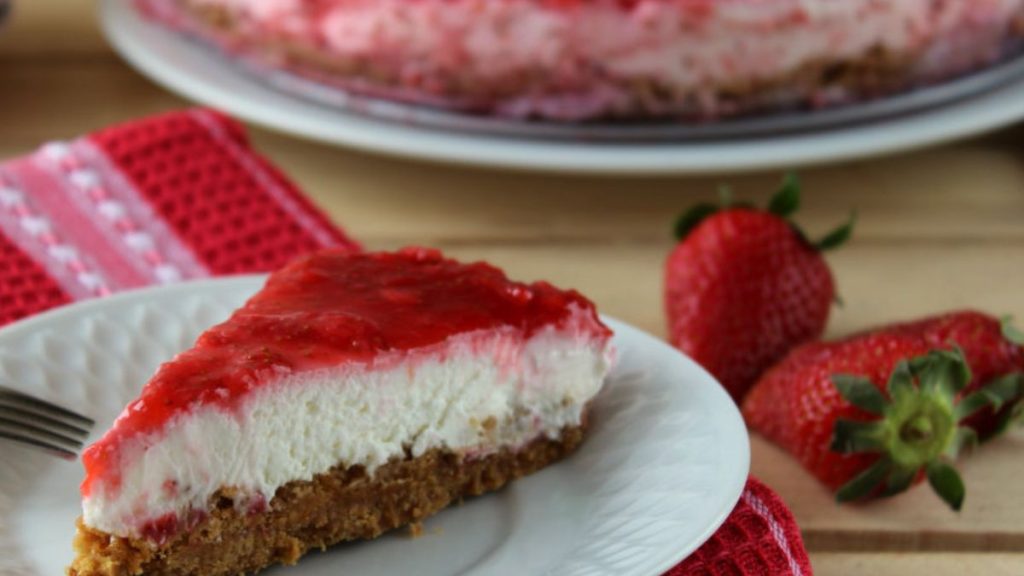 Cheesecake aux fraises sans cuisson