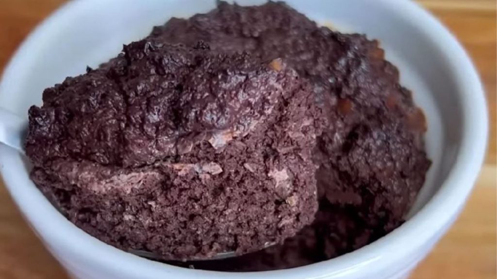 mug cake aux pommes et cacao