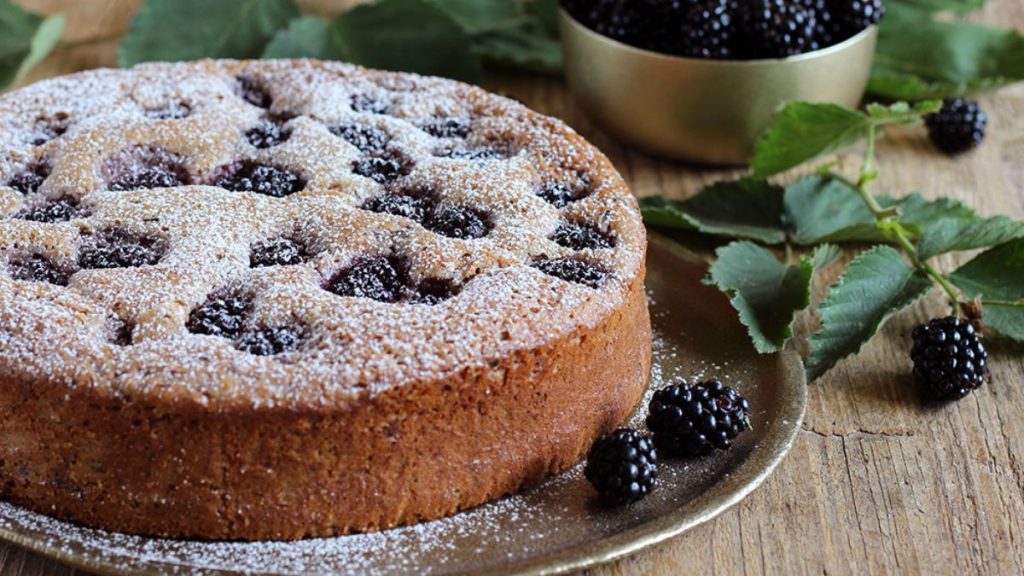 gâteau rapide aux mûres