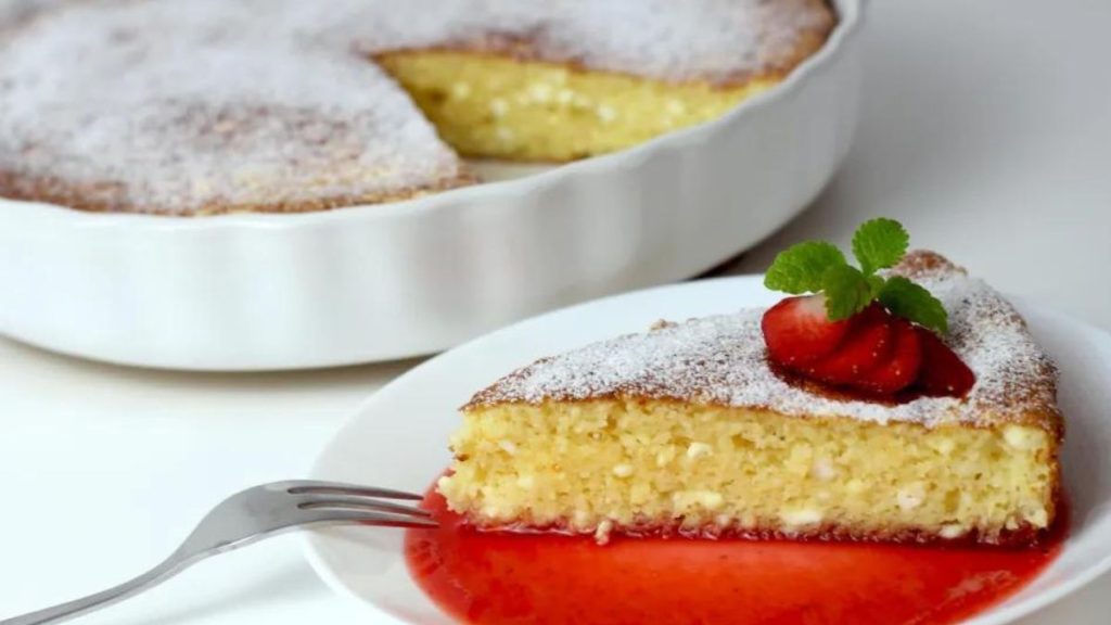 gâteau à la ricotta et farine de châtaigne