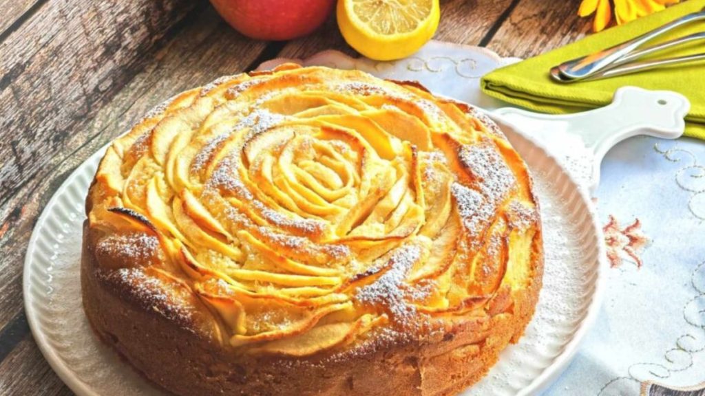 gâteau aux pommes et mascarpone