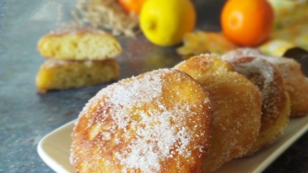 beignets gourmands à l'orange