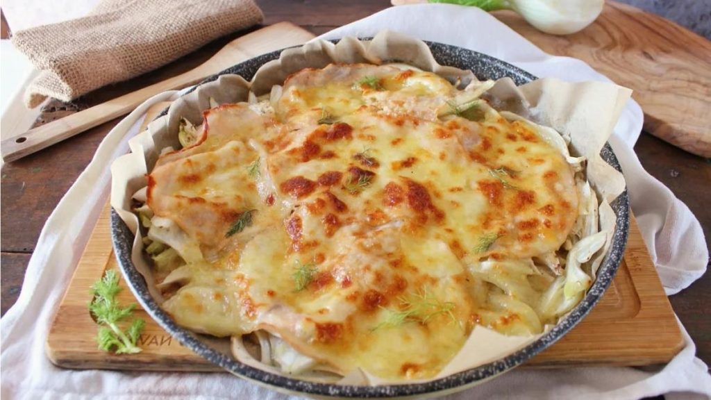 gratin de fenouil jambon et mozzarella