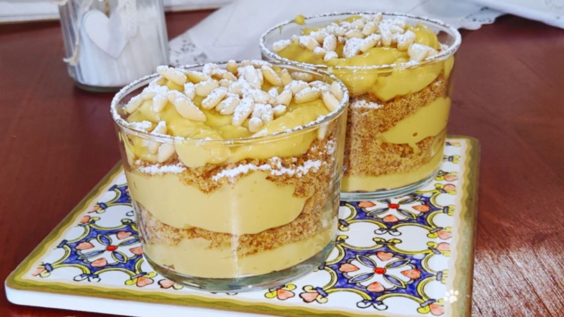 Verrines De Crème Pâtissière Et Biscuits Secs Recette De Grand Mère Facile à Préparer Espace 