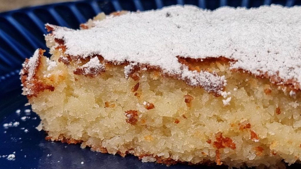 gâteau aux amandes, noix de coco et vanille  