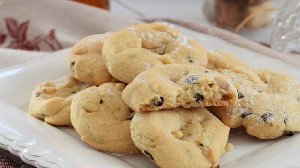 biscuits au vin santo et au chocolat