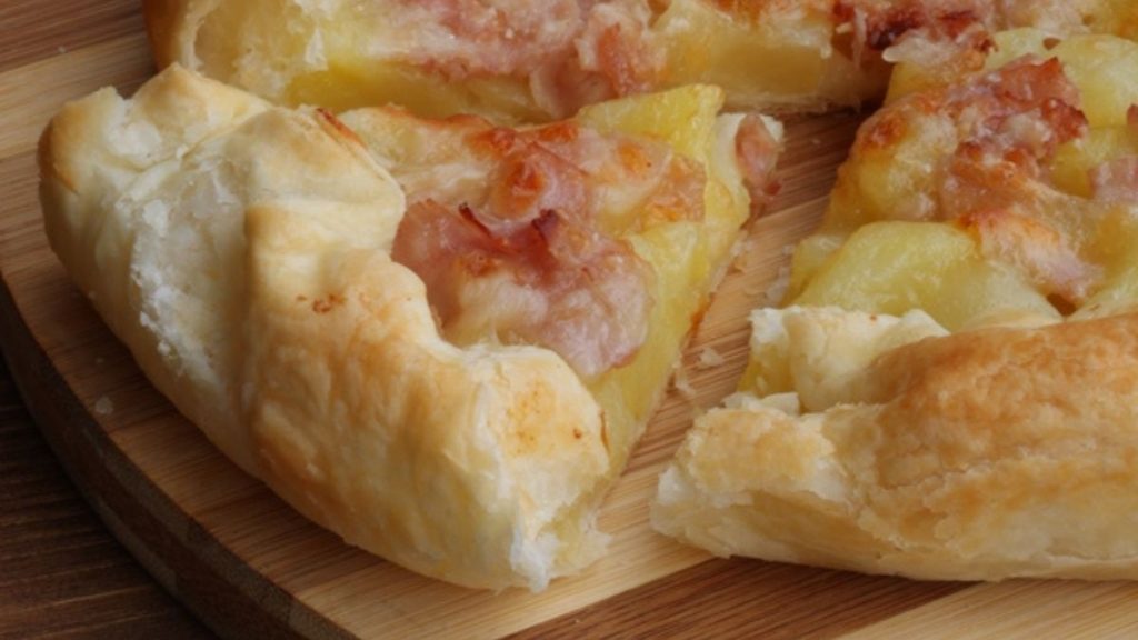 tarte pommes de terre et jambon