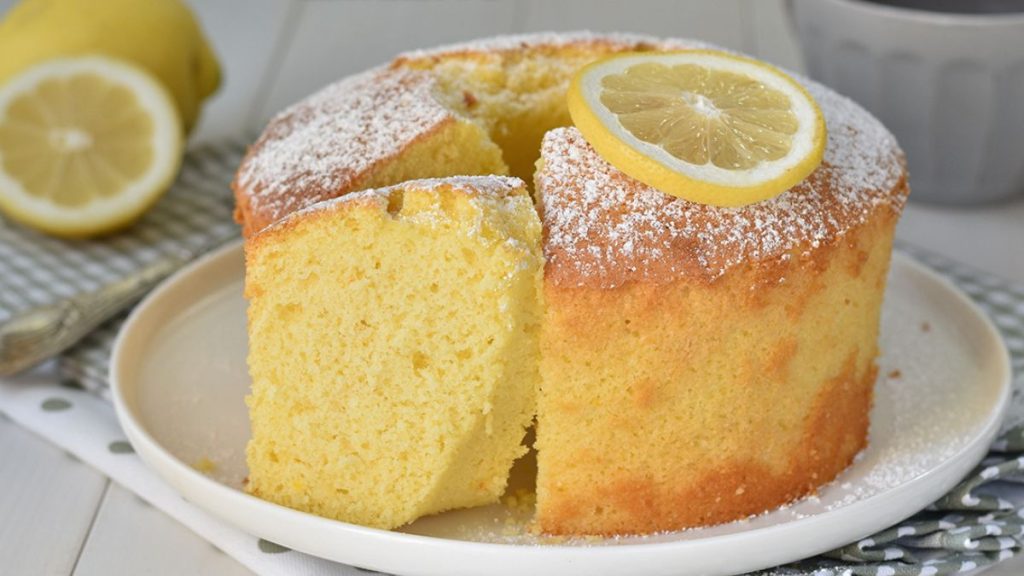 chiffon cake au citron moelleux