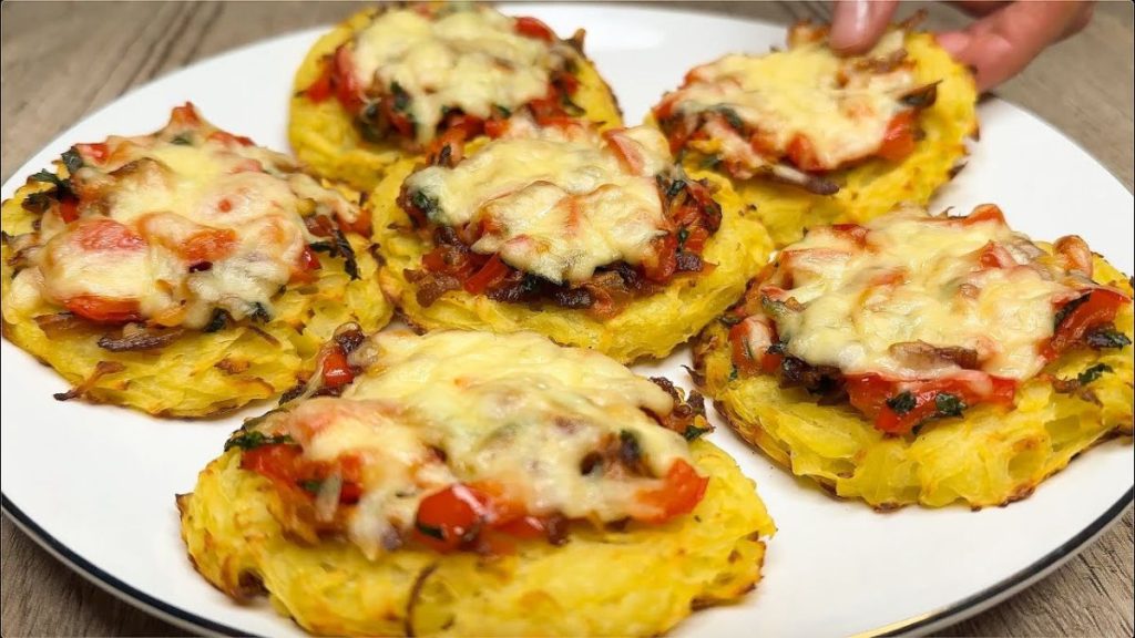 mini pizzas de pommes de terre