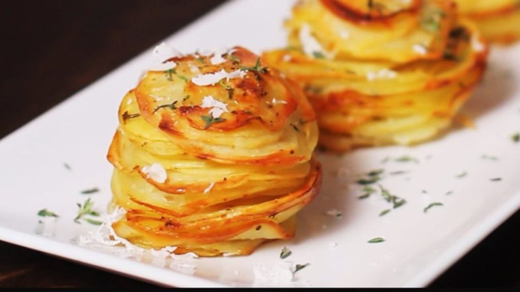 millefeuilles de pommes de terre