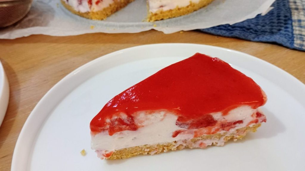 cheesecake fraise sans cuisson  