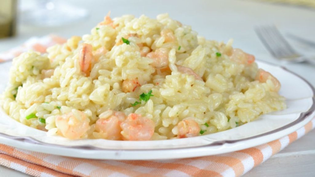 risotto aux crevettes à l’italienne